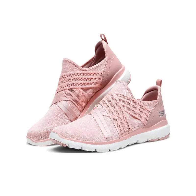 Skechers Flex Appeal 3.0 Durable Breathable Low-Top Sports Casual Shoes Women's Pink-2