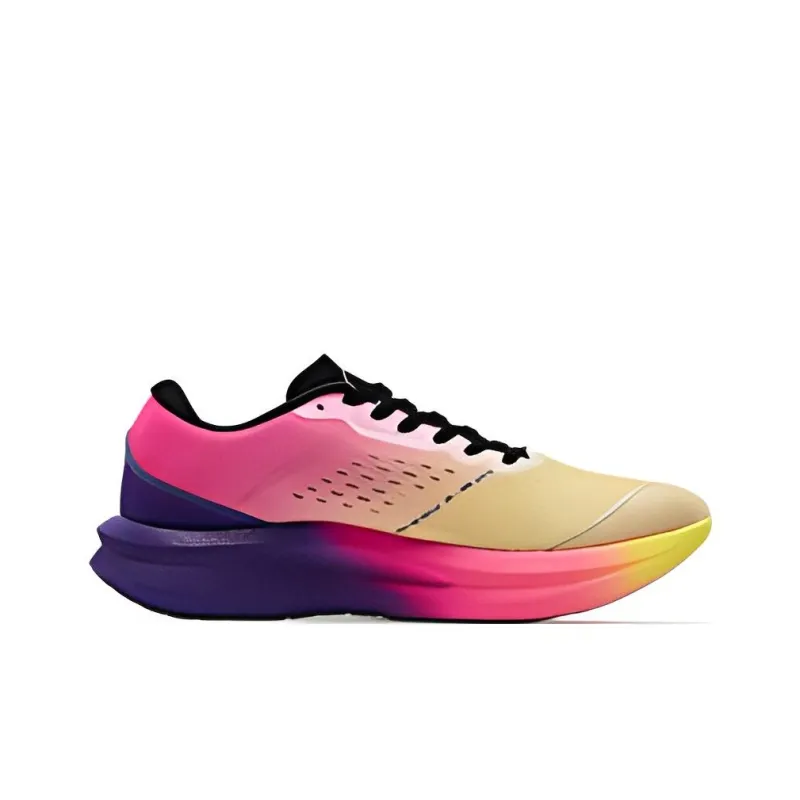 QIAODAN Strong Winds 1.0 Cushioning Anti Slip And Wear Resistant Low Top Running Shoes Men's Pink Purple-1