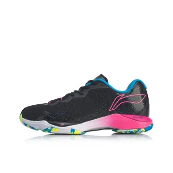 LiNing Raid Cushioning Support Low Top Badminton Shoes Women's Standard Black