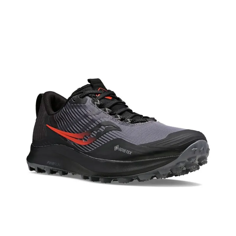 saucony Peregrine 12 GORE-TEX 'Charcoal Red'-2