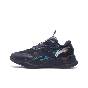 LiNing Cloud Extreme Anti Slip Wear Resistant Low Top Sports Casual Shoes Black