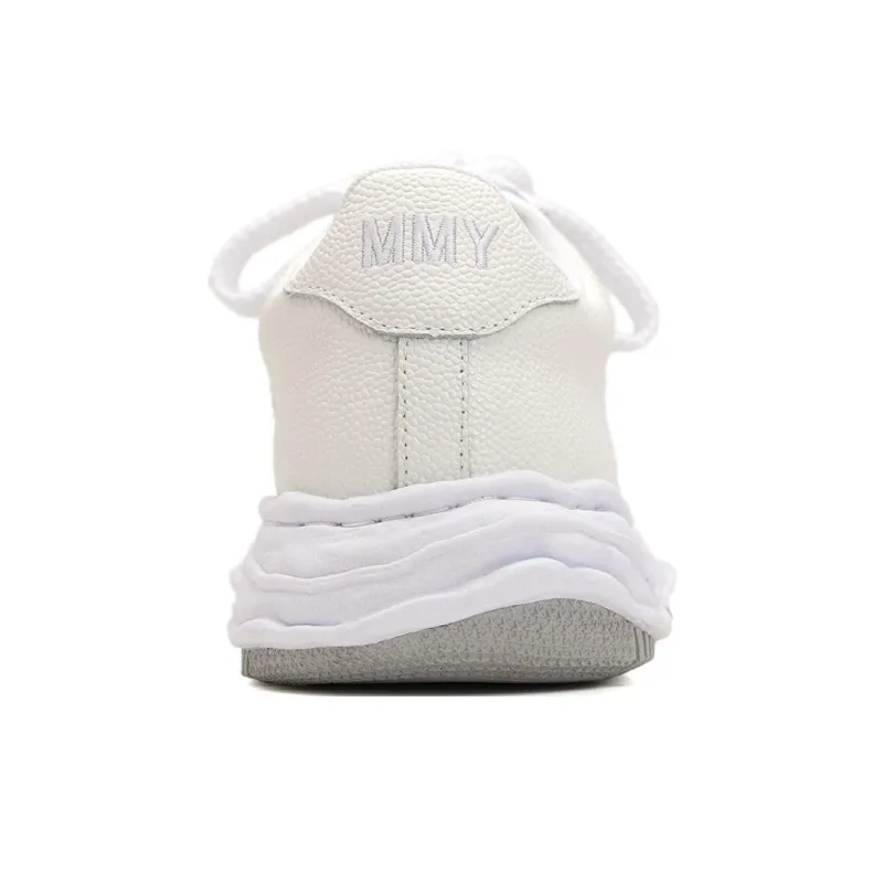 Maison MIHARA YASUHIRO Wayne Og Sole Embossed Leather Low Grey White-2