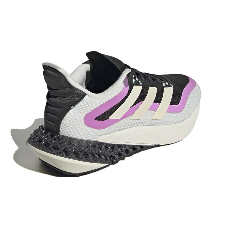 Adidas 4D FWD Pulse 2 Lightweight And Wear-resistant Low-Top Running Shoes Women's Gray Pink-3