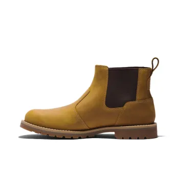 Timberland REDWOOD FALLS Ankle Length Chelsea Boots Yellow Black