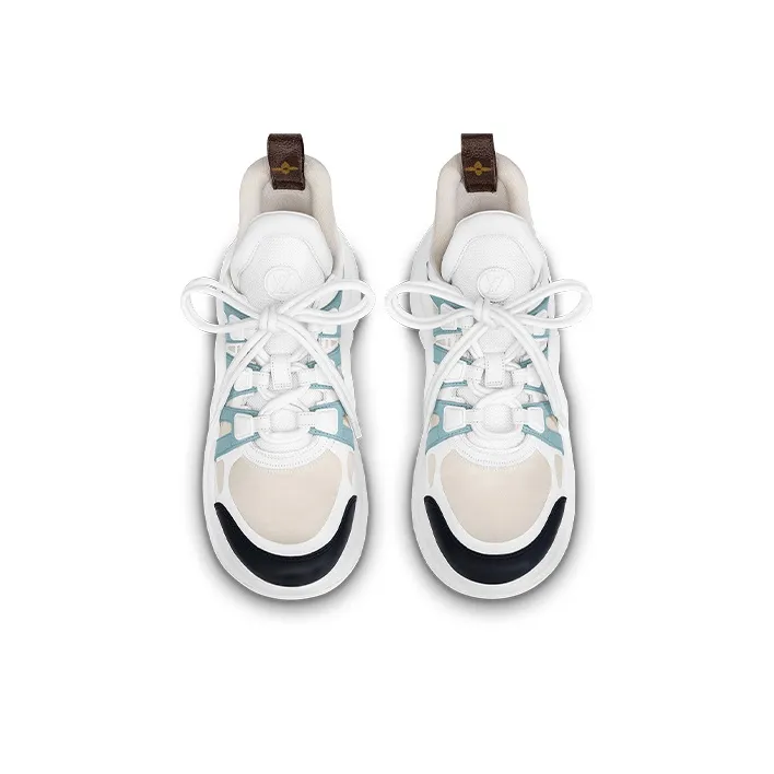 LOUIS VUITTON Archlight 1.0 Sneakers 'White Blue Beige' Women's-2