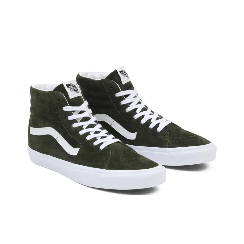 Vans SK8 HI Zamszowe Pig Suede Green-2