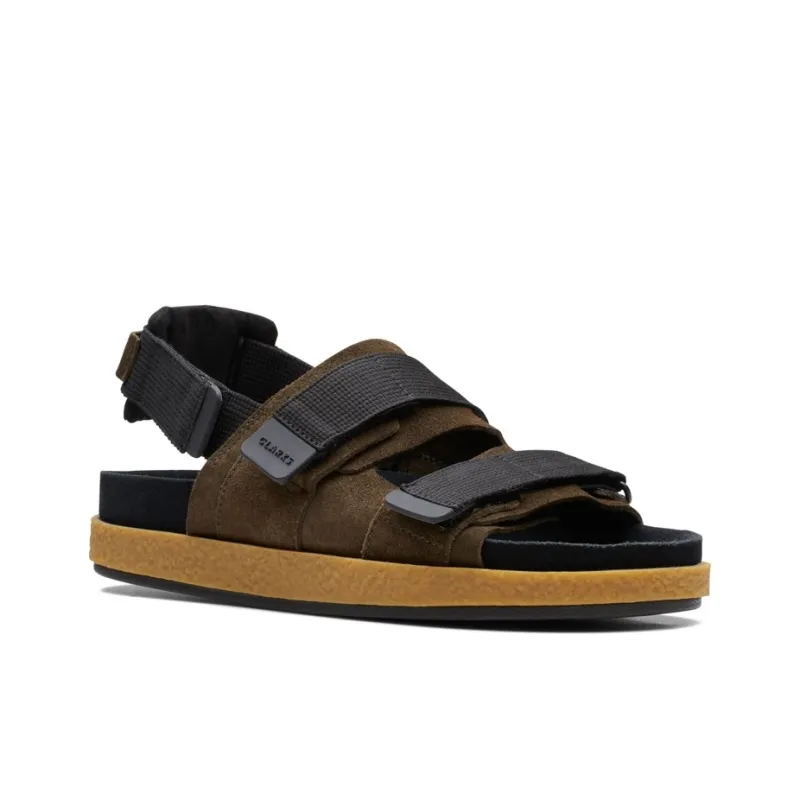 Clarks Originals Stylish Sandals Men's Olive-2