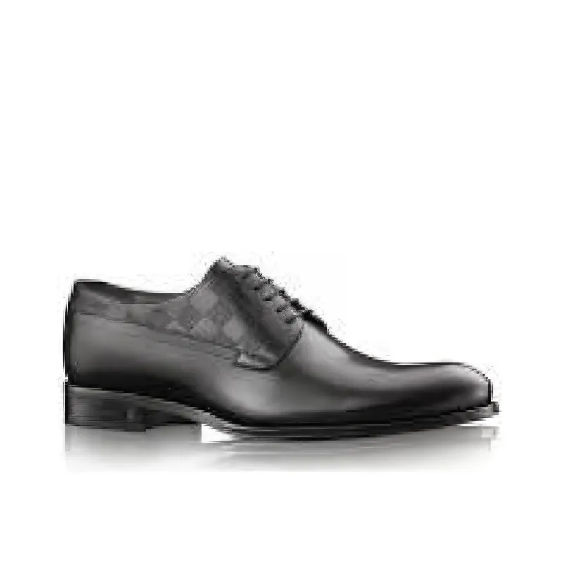 LOUIS VUITTON Haussmann Derby Shoes 'Black'-2