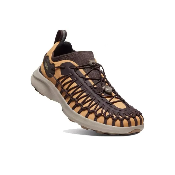 KEEN UNEEK SNK SNEAKER Cushioning Wear-Resistant Low-Top Hiking Trekking Shoes Men's Cinnamon Brown-3
