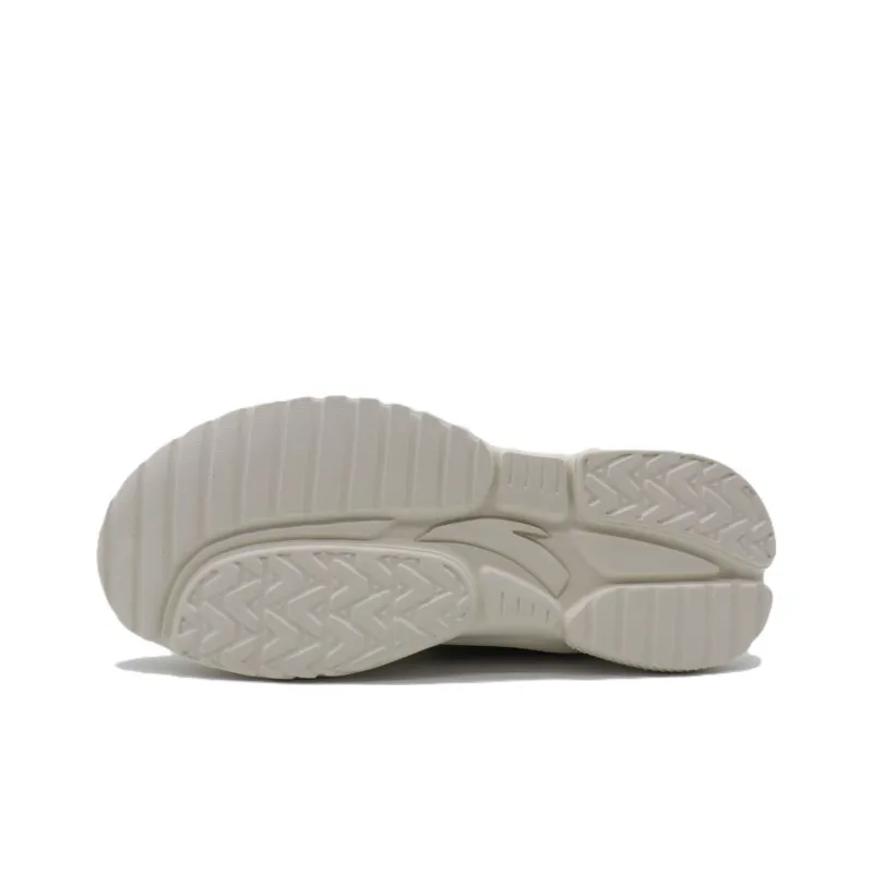 Anta Life Collection Cushioning, Slip Resistant, And Abrasion Resistant Low Top Sports Casual Shoes Gray Blue White-4
