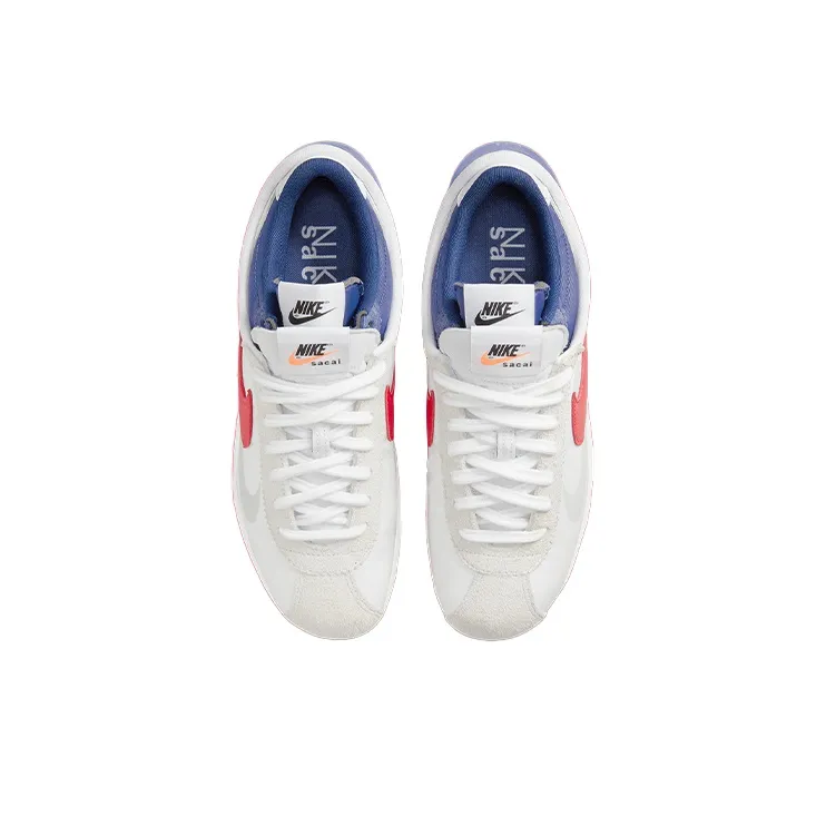 Nike Zoom Cortez Sp Sacai White University Red Blue-3