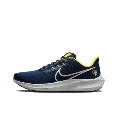 Nike Air Zoom Pegasus 39 Running Shoes Men Low-Top Blue/Yellow