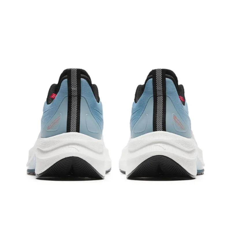 Anta Rocket 5.0 Cushioned Slip Resistant Abrasion Resistant Low Top Casual Running Shoes Men's White Black Blue-3