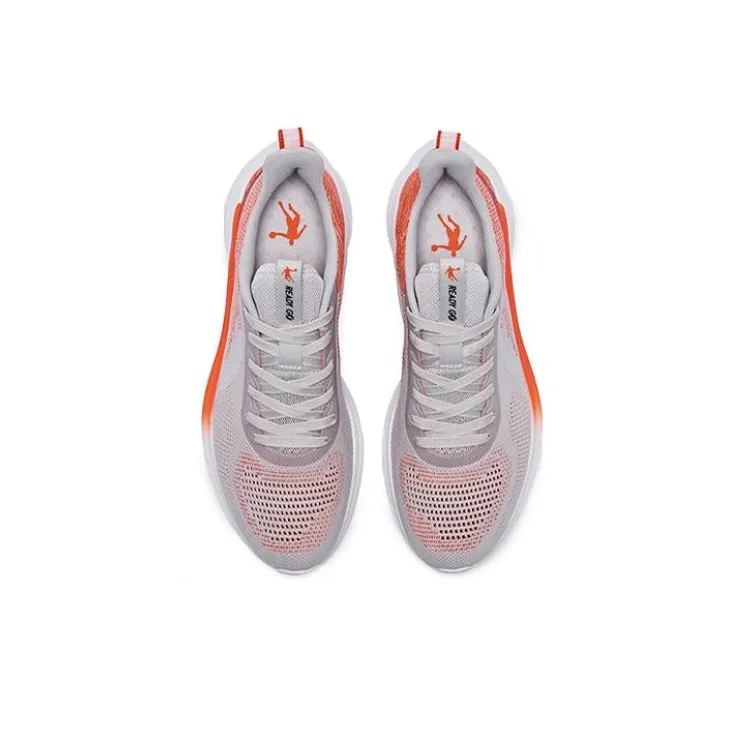 QIAODAN Light Speed 1.0 Cushioning Anti-Slip Wear-Resistant Breathability Low-Top Running Shoes Men's Orange-4