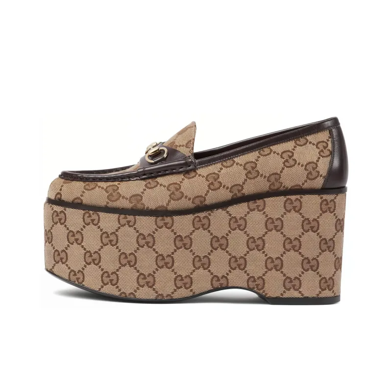 GUCCI Horsebit 24 Spring Summer Collection Loafers 9cm Women's Brown-0