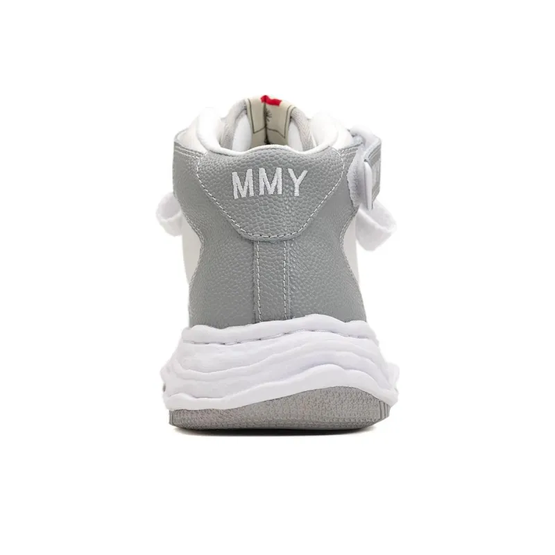 Maison MIHARA YASUHIRO Logo embroidered Leather Sneakers-7