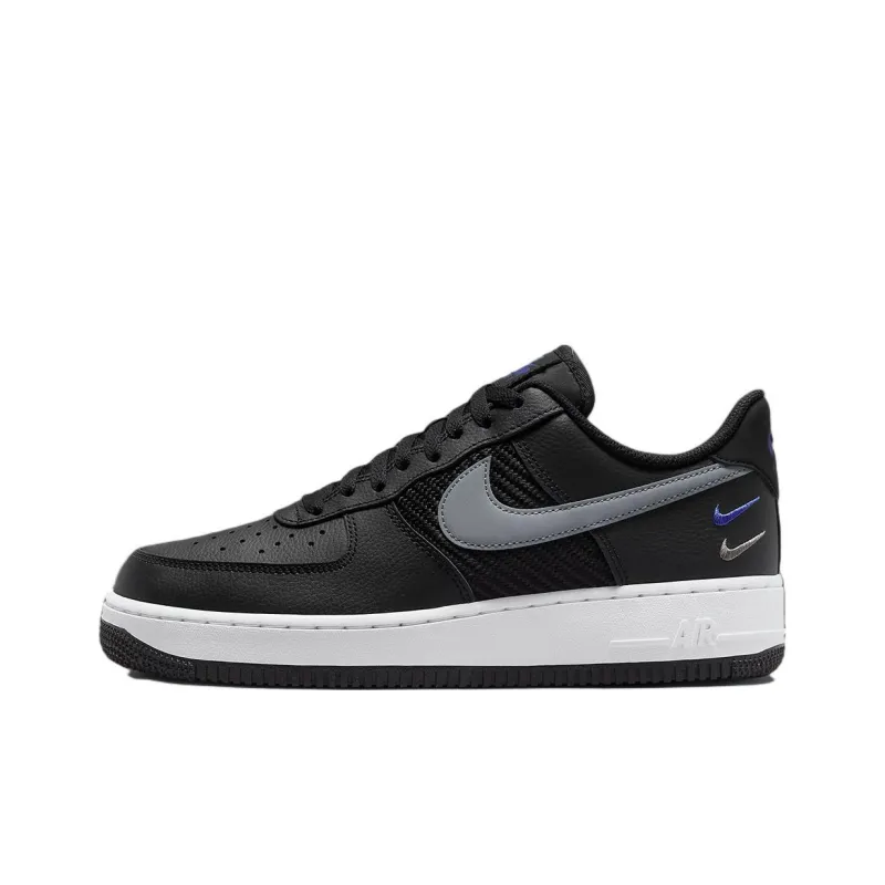 Nike Air Force 1 Low Triple Swoosh 'Black'-0