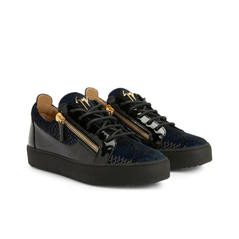 Giuseppe Zanotti Scale print Leather Sneakers-2