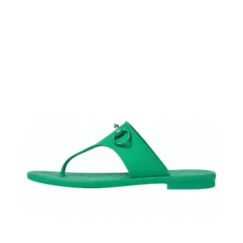 GUCCI Slip Resistant Flip Flops Women's Green