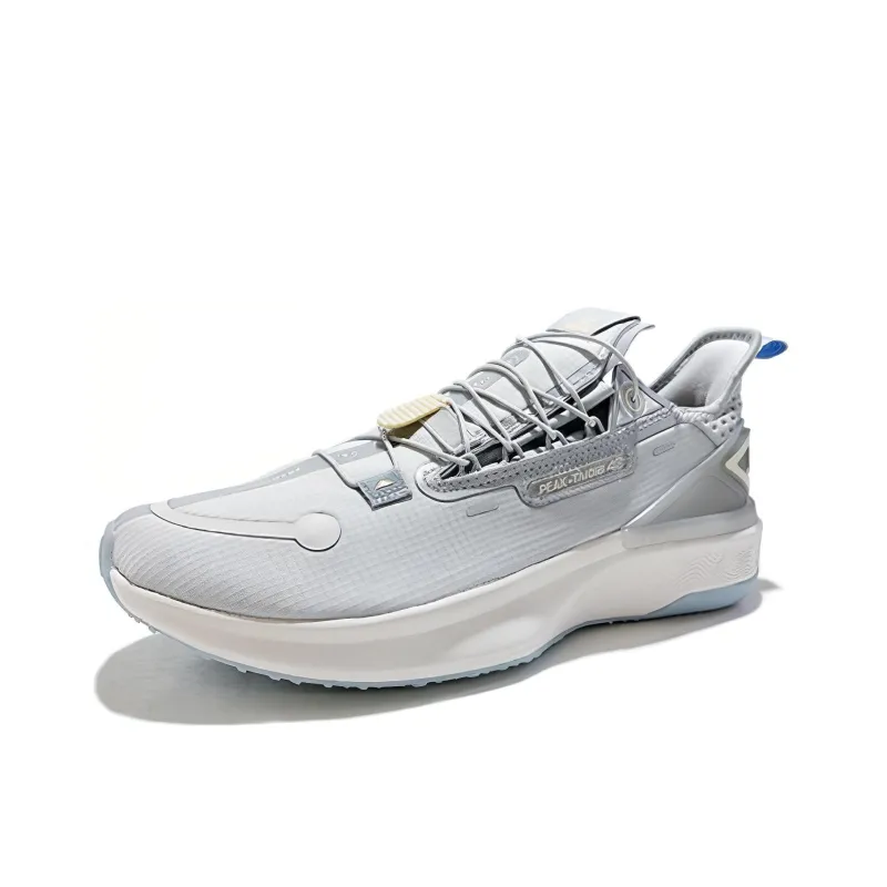 PEAK State Pole 4.0 Cushioning Anti Slip And Wear Resistant Low Top Running Shoes Men's Ice Gray-1