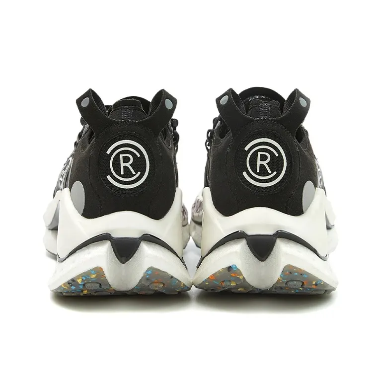 LiNing Jueying CRC Cushioning Anti Slip Wear Resistant Breathable Lightweight Rebound Low Top Running Shoes Men's Black-4