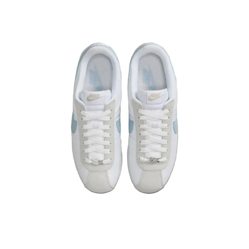 Nike Cortez Textile White Light Orewood Brown Summit White Light Armory Blue Women's-3