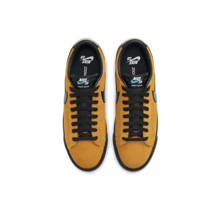 Nike Sb Blazer Low Gt University Gold Black-3