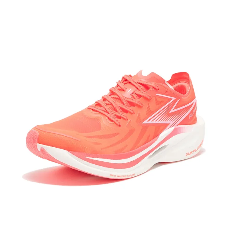 361° Feiran 2 Low-Top Running Shoes Unisex Fluorescent Begonia Pink/361° White-1