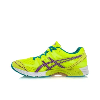 Asics Gel-Ds Racer 9 Wear-Resistant Low-Top Running Shoes Women's Yellow Purple
