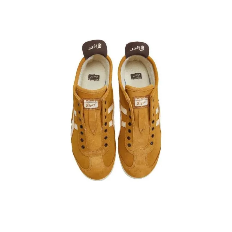 Onitsuka Tiger Mexico 66 Slip On Tan Presidio Vanilla-3