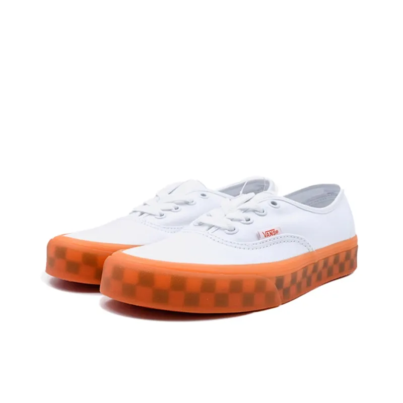 Vans Shoes Skate Shoes 'White Orange'-2