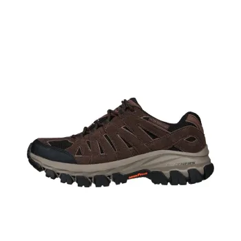 Skechers Relaxed Fit Running Shoes Men Low Top Brown/Black