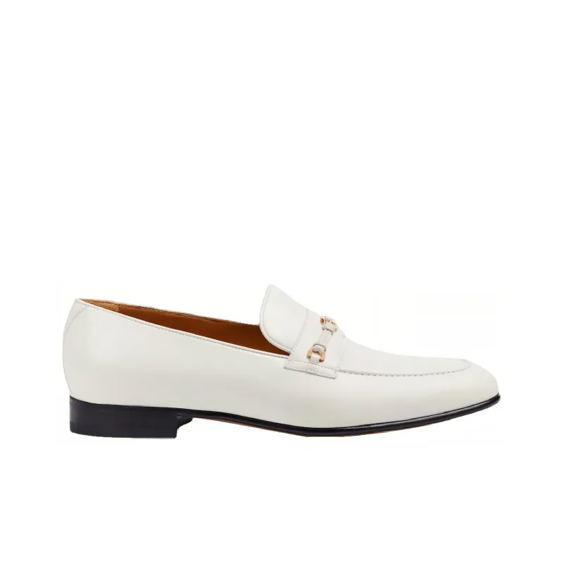 GUCCI Interlocking Loafers Men White-1