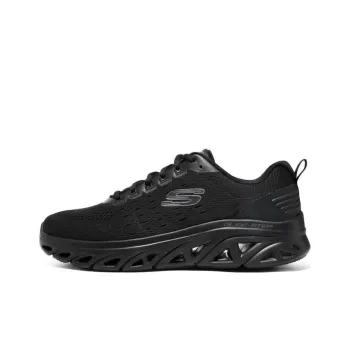 Skechers Glide Step Sport Non-slip Wear-resistant Shock Absorption Low-Top Casual Shoes Men's Black