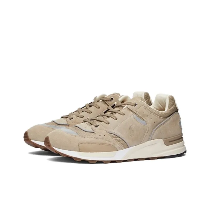 Polo Ralph Lauren Trackster 200 Low-Top Casual Shoes Women's Beige-2