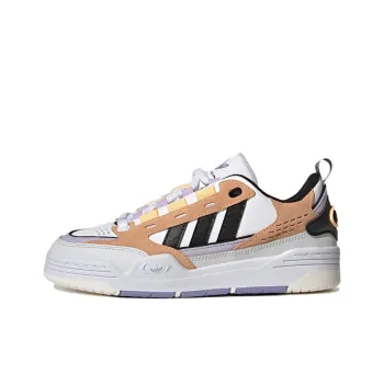 Adidas Originals Adi2000 Lightweight And Wear resistant Low Top Skateboard Shoes Women's White Orange