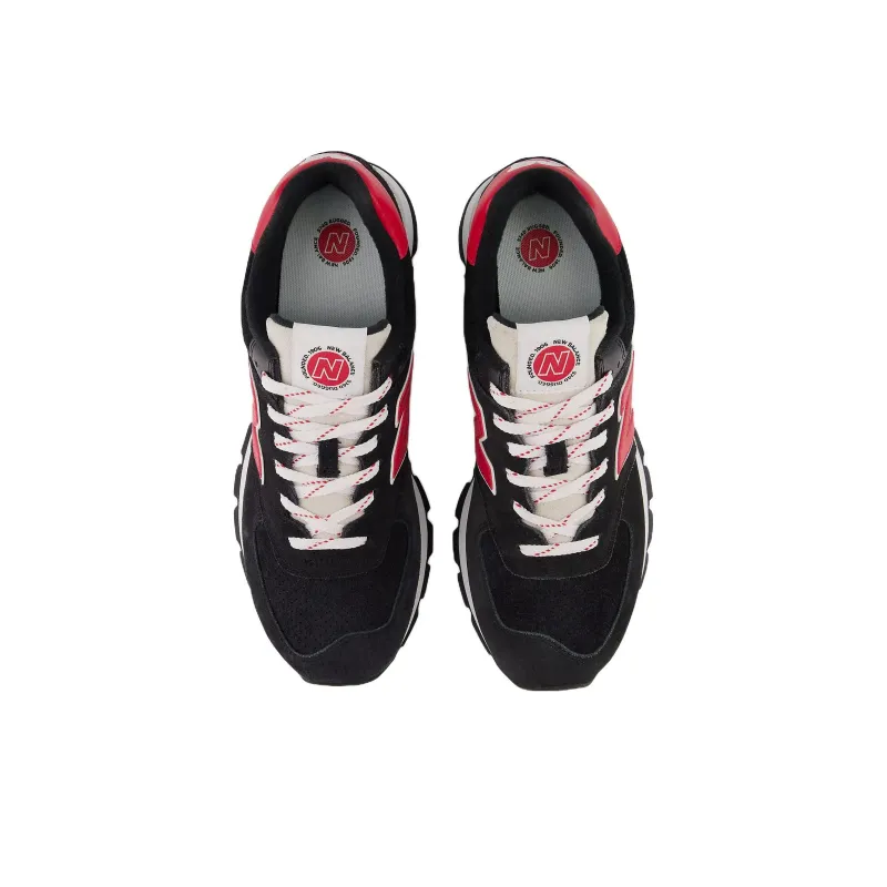 New Balance 574 Rugged Black Red-3