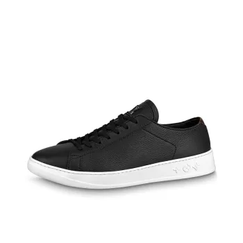 LOUIS VUITTON Resort Low Top Stylish Skateboarding Shoes Men's Black