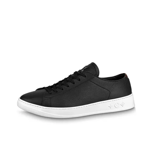 LOUIS VUITTON Resort Skateboard Shoes Men Low-Top Black