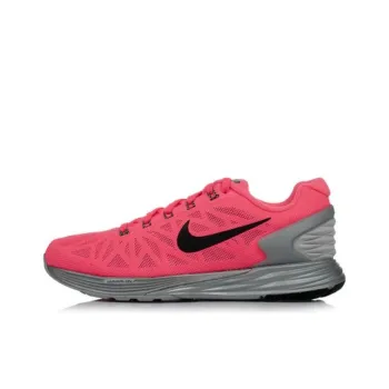 Nike Lunarglide 6 Cushioning Wear Resistant Low Top Casual Running Shoes Women's Pink