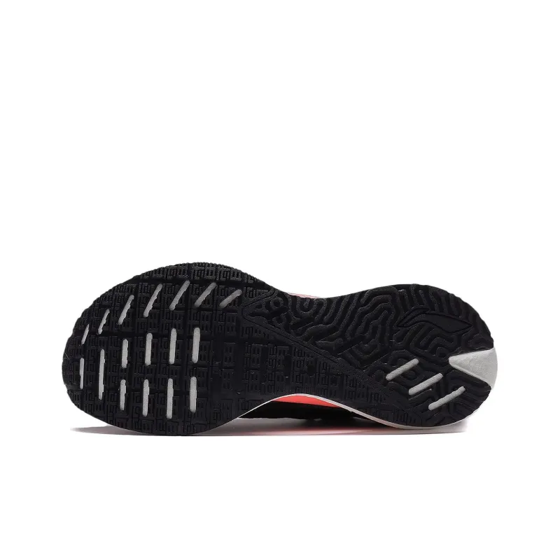LiNing Jueying Essential Cushioning Anti Slip Wear Resistant Breathability Low Top Running Shoes Women's Black Silver-5