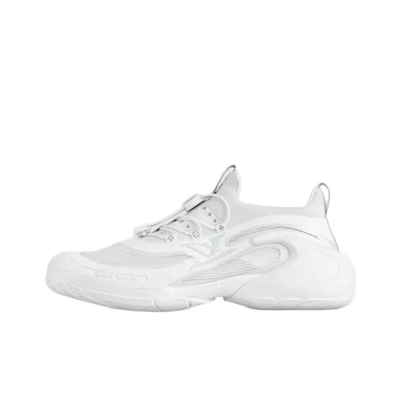 LOUIS VUITTON Low Top Casual Shoes Men's White-0