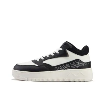 361° AF1 Flying Target Durable Breathable High-Top Skateboard Shoes Women's White Black