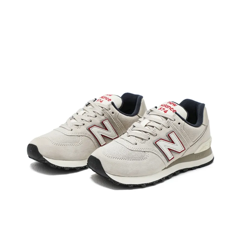 New Balance 574 'Grey Red Outlined' Women's-2