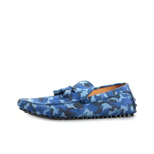 LOUIS VUITTON Palm Springs Men's Casual Shoes Men Low-Top Blue