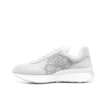 Alexander McQueen Sprint Runner Light Grey White