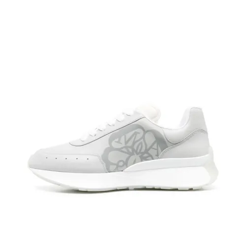 Alexander McQueen Sprint Runner Light Grey White