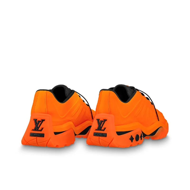 LOUIS VUITTON Millenium Slip Resistant, Abrasion Resistant, Breathable, Lightweight Low Top Casual Shoes Men's Orange-2