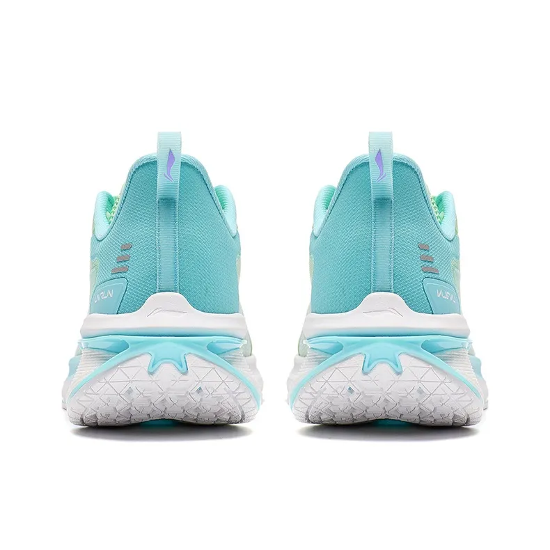LiNing WuShi 5S 3.0 V2 Cushioned Slip Resistant Abrasion Resistant Low Top Long Distance Running Shoes Men's Green Blue-3