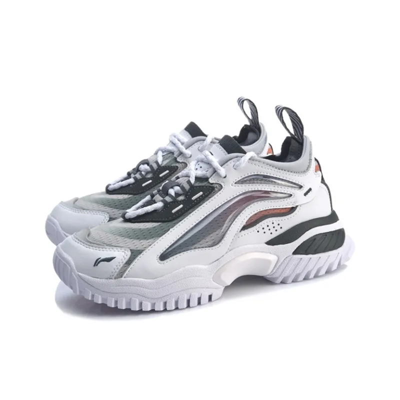 LINING Aurora Skywalk Casual Shoes Women's Low Top White Gray-2